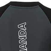 billige Utslett vakter-Dame Badetøy for hele kroppen Tettsittende dykkerdrakt UPF50+ Hurtigtørkende Høy Elastisitet Kortermet Badetøy Forside Glidelås Svømming Dykking Surfing Snorkling Lapper Sommer