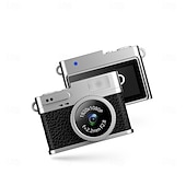 abordables Caméras, appareils photo et vidéo-Appareil photo rétro HD 1080p de la taille d&#039;un pouce pour l&#039;enregistrement photo et vidéo portable équipé d&#039;un appareil photo numérique CCD et d&#039;un flash.