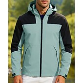 abordables Chaquetas impermeables-Hombre Cortavientos Chaqueta Chaqueta Softshell Chaqueta para senderismo Al aire libre Impermeable Resistente al Viento Trajes de senderismo Ropa de senderismo Primavera Otoño Camiseta Pesca Camping