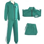 رخيصةأون أزياء رجالية-تحدي البقاء على قيد الحياة في الدراما الكورية 456 001 ملابس كوستيوم بدلة رياضية كاجوال تأثيري الفيلم for رجالي بالغين عيد الرعب مهرجان أداء مناسب للحفلات