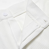 Недорогие Свободный-Муж. Штаны Костюм Костюм Брюки Вафельные штаны Вязаные штаны Передний карман Прямая нога Мульти-упаковка Полотняное плетение Комфорт Полная длина Официальные Свадьба Бизнес