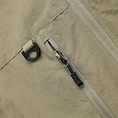 Χαμηλού Κόστους Ανδρικό Γιλέκο Ψαρέματος-Ανδρικά Veste Gilet Γιλέκο ψαρέματος ΕΞΩΤΕΡΙΚΟΥ ΧΩΡΟΥ Καθημερινά Μοντέρνα Καθημερινό Άνοιξη Φθινόπωρο Κουμπώσου Τσέπη Νάιλον Άνετο Σκέτο Φερμουάρ Όρθιος Γιακάς Κανονικό Μαύρο Λευκό Χακί Πράσινο Χακί