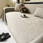 levne Potahy na pohovku-nepromokavý potah na pohovku, deka na pohovku odolná proti poškrábání kočkami, protiskluzový chránič pohovky pro všechna roční období, pratelný potah na nábytek do obývacího pokoje vhodný pro domácí