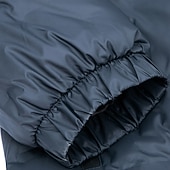 cheap Men's Downs &amp; Parkas-Men's Puffer Jacket Quilted Jacket Pocket Polyster Vacation Daily Wear Date Regular Fashion Casual Comfortable Thermal Warm Fall Winter Solid / Plain Color Black Dark Blue Light Sky Blue Puffer Jacket