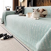 olcso Kutyás kanapévédő-zsenília kanapéhuzat, minimalista csíkos huzat, luxus csúszásmentes kanapévédő, háziállatbarát kanapéhuzat, univerzális kanapétakaró