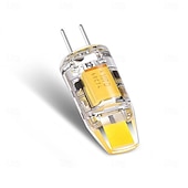 cheap LED Bi-pin Lights-10pcs Dimmable G4 COB LED Light Bulbs Halogen Lamp Replacement 3000K/6000K 2W 3W AC/DC 12V Crystal Spotlight Bulb