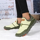 abordables Botas de invierno y nieve-Botas de nieve cálidas de invierno sin cordones para hombre con suela antideslizante, diseño acolchado informal para caminar al aire libre, viajar en climas fríos y uso diario.