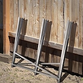 baratos Suprimentos para o lar-cavalete com dentes serrilhados para lenha e madeira