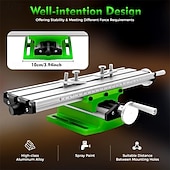 economico Forniture per la casa-mini perforatrice multifunzione&amp;amp;fresatrice tavolo da lavoro trapano morsa tavolo di fissaggio macchina utensile per banco foratura tavolo a slitta trasversale