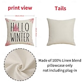 Недорогие рождественское постельное белье-рождественские наволочки, пряничный человечек &amp;Декоративные подушки с алфавитным принтом, праздничные подушки для дивана &amp;домашний декор