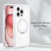 お買い得  iPhone用ケース-電話 ケース 用途 iPhone 17 Pro Max 17 Air 16 15 14 Pro Max Plus 13 Pro Max バックカバー ワイヤレス充電をサポート キックスタンド 耐衝撃 レトロ風 TPU アクリル