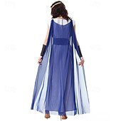 Недорогие Древний Рим и Египет-Древняя Греция ROMAN Необычные костюмы Платье-тога богиня Маскарадный костюм Жен. фантазия Хэллоуин Карнавал Выступление Для вечеринок Взрослые Платье Пояс Накидка