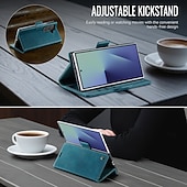 cheap Samsung Cases-Phone Case For Samsung Galaxy Z Fold 7 Magnetic Adsorption Wallet Case Magnetic Full Body Protective Kickstand TPU PU Leather