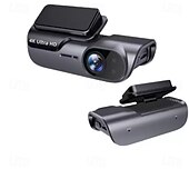 abordables DVR pour voiture-2160P Enregistrement automatique au démarrage DVR de voiture 170 Degrés Grand angle CMOS 4 pouce / Pas d&#039;écran (sortie par APP) Dash Cam avec Vision Nocturne / Enregistrement en boucle / USB-Disk Non