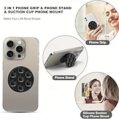 olcso Telefontartó-Bővíthető, összecsukható telefontartó szilikon tapadókorongos telefontartó, Kindle okostelefonokkal és táblagépekkel kompatibilis