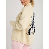 Γυναικεία Πουλόβερ Καθημερινό Μαλακή Ζώο Κοτλέ Κολάρο Πουκαμίσου Κουμπιά Πλεκτό Μακρυμάνικο Κανονικά μπλουζάκια Πλέκω ΕΞΩΤΕΡΙΚΟΥ ΧΩΡΟΥ Καθημερινά Σαββατοκύριακο Ρουμπίνι Βαθυγάλαζο Φθινόπωρο Χειμώνας Χαμηλού Κόστους Ανοιχτό μπροστινό κασκόλ-Γυναικεία Πουλόβερ Καθημερινό Μαλακή Ζώο Κοτλέ Κολάρο Πουκαμίσου Κουμπιά Πλεκτό Μακρυμάνικο Κανονικά μπλουζάκια Πλέκω ΕΞΩΤΕΡΙΚΟΥ ΧΩΡΟΥ Καθημερινά Σαββατοκύριακο Ρουμπίνι Βαθυγάλαζο Φθινόπωρο Χειμώνας