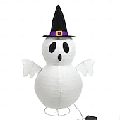 olcso Halloween szabadtéren-Tök Szellem Vezeték nélküli Üzemmód váltás Mindszentek napja AA akkumulátorok tápláltak 1db