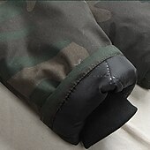 billige Fleece og 3 i 1 jakker-Herre Turjakke Fleece-jakke Pufferjakke Termisk sett Bomull Vinter utendørs Kamuflasje Hold Varm Topper Grønn Kakifarget