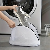 levne Pytle a koše na prádlo-3 ks sáčků na praní bot chrání boty před deformací, ideální volba do prádelny a pračky, udržují boty v bezpečí a čisté během praní.