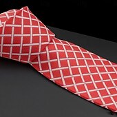 economico Cravatte e papillon da uomo-Per uomo Cravatte Classico Strisce e Quadri Serata Formale Data Festa &amp; Sera