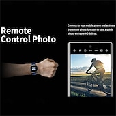 abordables Relojes inteligentes-HD8ultra Reloj inteligente 1.46 pulgada Smartwatch Reloj elegante Bluetooth Monitoreo de temperatura Podómetro Recordatorio de Llamadas Compatible con Android iOS Mujer Hombre Larga espera Llamadas