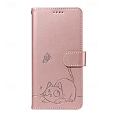 levne Ostatní pouzdra-telefon Carcasă Pro Google Pixel 10 Pro XL Pixel 9 Pro XL Pixel 8 Pro Pixel 7 Pro Pouzdro na peněženku Ochrana celého těla s Lanyardem Nárazuvzdorné Kočka Retro PU kůže