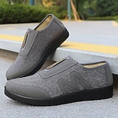 cheap Men&#039;s Sneakers-Men&#039;s Brown Casual Slip-On Walking Shoes – Lightweight Breathable Comfort Loafers for Outdoor Strolls, Daily Wear and Travel
