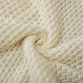 baratos suéter cardigã masculino-Homens Suéter Carregam Suéter de gola alta Estriado Tricotar lenço Listrado Gola Alta à moda Contemporâneo Moderno Dia a Dia Casual Roupa Inverno Preto Branco S M L