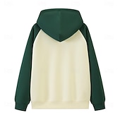 abordables sudaderas basicas hombre-Hombre Sudadera Negro Vino Azul Marino Verde Trébol Azul claro Con Capucha Bloque de color Correa Retazos Bolsillo Deporte Diario Festivos Poliéster Ropa de calle Básico Casual Primavera Otoño Ropa