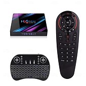 baratos Boxes de TV-Android 9.0 h96 máx. Bluetooth 4.0 4K RK3318 2 GB 16 GB