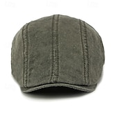 levne Pánské klobouky-Pánské PLacatá čepice Klobouk Ascot Novinářský klobouk Černá Fialová Bavlna Módní Na běžné nošení ulice Denní Bez vzoru Nastavitelná Proti sluci Prodyšné