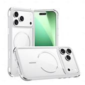 cheap iPhone Cases-Phone Case For Samsung Galaxy 17 Pro Max 17 Air 16 15 14 Pro Max Plus 13 Pro Max Back Cover Magnetic Adsorption Support Wireless Charging Kickstand Non-Yellowing Retro TPU Acrylic