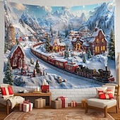 Недорогие рождественский гобелен висит-Halloween Скелет Современное Гостиная Домашний декор