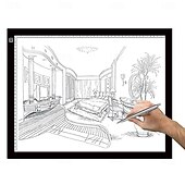 cheap Computers &amp; Tablets-A3 A4 A5 Tracing LED Copy Board Stepless Adjustable Brightness Ultra-Thin USB Power Artcraft LED Trace Light Pad Diamond Painting Board also for X-ray Film Viewer