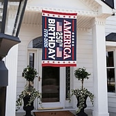 economico 250° Anniversario-Bandiera del 250° anniversario degli Stati Uniti 1776-2026, striscione patriottico americano per esterni, per la celebrazione del giorno dell'indipendenza, per la decorazione di giardini, cortili o