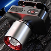 cheap Head Lights-LED Headlamp Outdoor Multifunctional Zoomable Long-Lasting Battery  for Night Fishing Portable and Waterproof Work Light