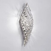 cheap Indoor Wall Lights-Modern Crystal Wall Sconce LED Wall Lamp Crystal Bedside Night Light for Bathroom, Bedroom, Living Room, Entryway