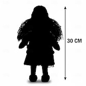 Poupée Waldorf faite à la main, bébé fille avec des vêtements confortables - Poupée en peluche douce de 11,8 pouces avec boîte-cadeau pour les tout-petits, cadeau de Noël idéal pour les filles abordables Poupées de Noël-Poupée Waldorf faite à la main, bébé fille avec des vêtements confortables - Poupée en peluche douce de 11,8 pouces avec boîte-cadeau pour les tout-petits, cadeau de Noël idéal pour les filles