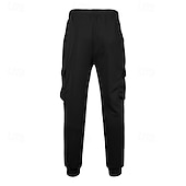 economico Carico-Per uomo Pantaloni da Tuta Cargo Pantaloni da tuta Joggers Pantaloni Coulisse Tasca Elastico in vita Semplice Comodità Quotidiano Sport all'Aperto Moda Casual Rosa Rosso Micro-elastico