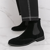 Férfi barna színű, velúr stílusú, bebújós, rugalmas oldalsó szabással rendelkező chelsea csizma, elegáns hétköznapokra, partikra és munkába egyaránt. olcso Chelsea csizma-Férfi barna színű, velúr stílusú, bebújós, rugalmas oldalsó szabással rendelkező chelsea csizma, elegáns hétköznapokra, partikra és munkába egyaránt.