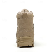 economico Stivali invernali e neve-scarponi da trekking caldi e impermeabili da uomo con fodera in pelliccia, suola antiscivolo, scarpe da trekking e da campeggio all'aperto