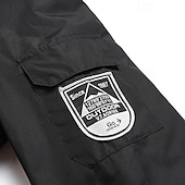 baratos Fleece &amp; Casacos 3 em 1-Homens Jaqueta Softshell Jaqueta de Trilha Casaco de lã Inverno Ao ar livre Térmico / Quente Prova-de-Água Blusas Cinzento Escuro Preto Branco Verde Tropa Laranja