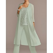 economico impacchi della madre-Chiffon 3/4 Sleeve Shrugs Cape  For Party Evening Mother of Bride  Wedding Guest Simple Pure Color Wedding Wraps dress to impress