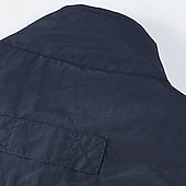 baratos Colete de Pesca Masculino-Homens colete ao ar livre Colete colete de pesca Ao ar livre Diário Moda Casual Primavera Outono Bolsos Poliéster Confortável Tecido Zíper Colarinho Chinês Normal Preto Laranja Cáqui Verde Tropa