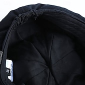 preiswerte Herrenhüte-Herren Schiebermütze Ascot-Hut Zeitungsjungenmütze Schwarz Kaffee Baumwolle Mode Lässig Straße Täglich Einfach Verstellbar Sonnenschutz Atmungsaktiv