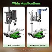 economico Forniture per la casa-mini perforatrice multifunzione&amp;amp;fresatrice tavolo da lavoro trapano morsa tavolo di fissaggio macchina utensile per banco foratura tavolo a slitta trasversale