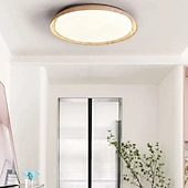 abordables Plafonniers à intensité variable-Plafonnier LED à intensité variable en continu, luminaire décoratif de plafond en pierre, plafonnier LED de 50 cm, design circulaire et rond, luminaire LED pour la maison &amp;bureau 110-240v