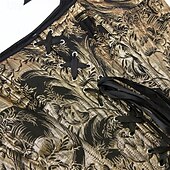 levne Korzety-Dámské Stahovací korzet/stahovací prádlo Stahovací spodní prádlo Sexy korzet Sexy Sladký Květinový Slátanina Dovolená Párty ulice Bez rukávů Do U Zlatá černá Zlatá Jaro Podzim Na míru