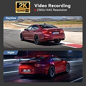 cheap Car DVR-V40 1440P Boot automatic recording Car DVR 120 Degree Wide Angle CMOS 2 inch IPS Dash Cam with Night Vision / Loop recording / Loop-cycle Recording No Car Recorder