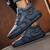 abordables Bottes-Chaussures de travail décontractées kaki pour hommes, baskets d&#039;extérieur à lacets durables avec semelle antidérapante pour la randonnée, le camping, la conduite et les activités quotidiennes